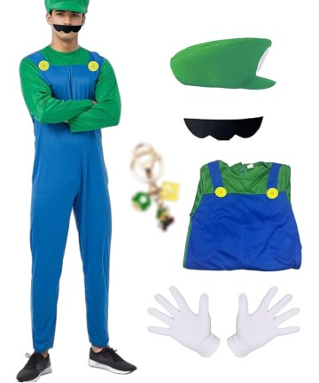 Costum adulti Luigi Bros, M