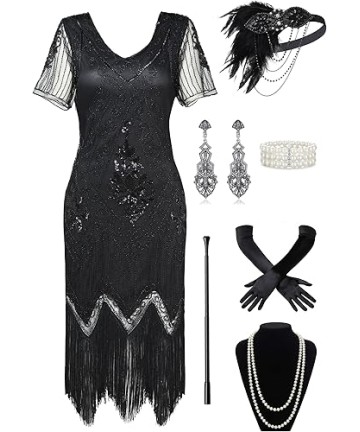 Rochie femei in stil Gatsby...